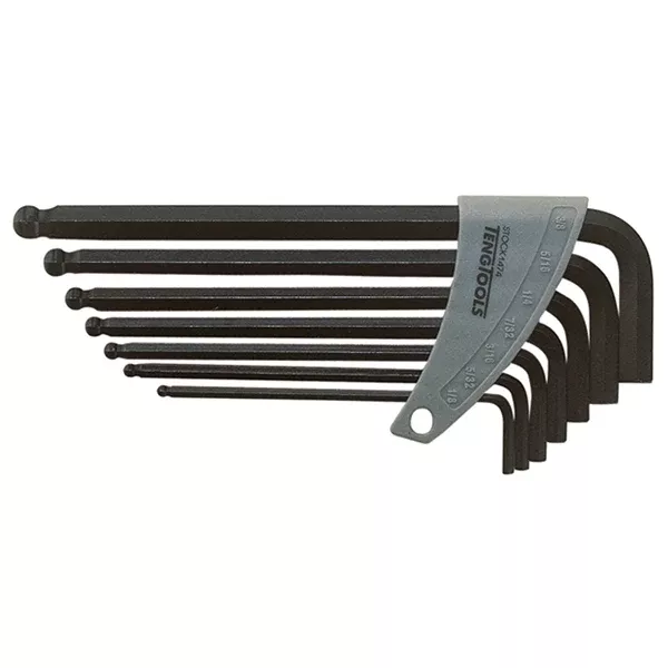 Teng Ball-End AF HEX Key Set - 7Pce - 1/8"-3/ | Professional Grade ITM