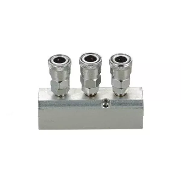 THB - in Line Mountable Manifold 3 Way - Includes Couplers