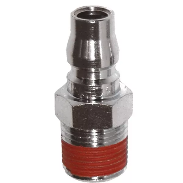 THB - Stainless Steel - 1/2" Plug Male Coupler
