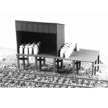 Tichy Train Group 7017 Milk Station Kit HO Scale