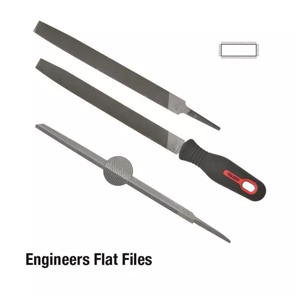 Toledo - File Flat 200mm Smooth CD | 08FL03CD