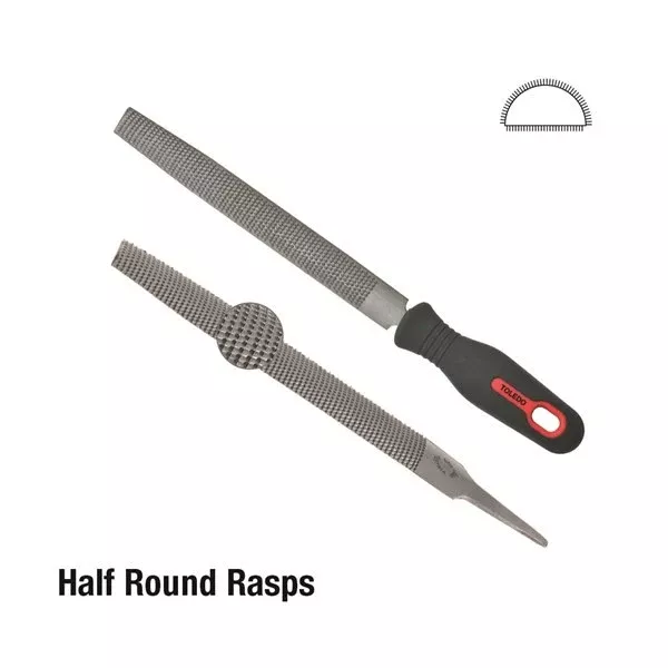 Toledo - Rasp Half Round 2nd Cut 250mm CD | 141502CD