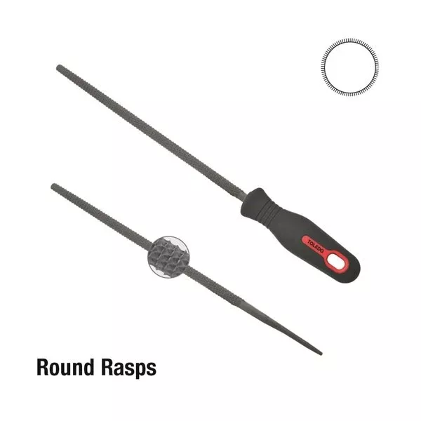 Toledo - Rasp Round 250mm 2nd Cut CD | 151502CD