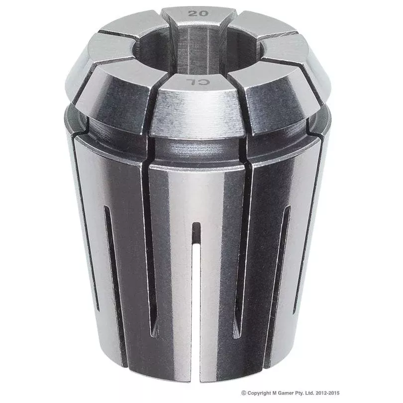 Vertex 20 mm ER40 Coolant Proof Collet V40200L | Precision Milling Tool