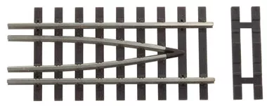 Walthers 948-83005 Code 83 Nickel Silver Bridge Track End Set HO Scale