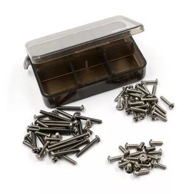 Yeah Racing TSAS-0022 Titanium Screw Assorted Set w/Box for Tamiya Super Hot Shot