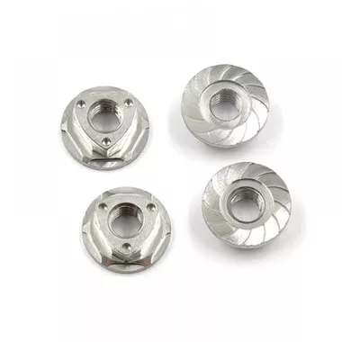 Yeah Racing YA-0714SV 64 Titanium Wheel Lock Nut 4mm 4pcs Type B