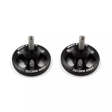 Yeah Racing YT-0239BK Aluminum Chassis Balancing Tool (2Pcs)