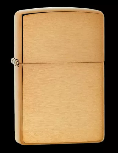 Zippo Classic Brushed Finish Brass Lighter